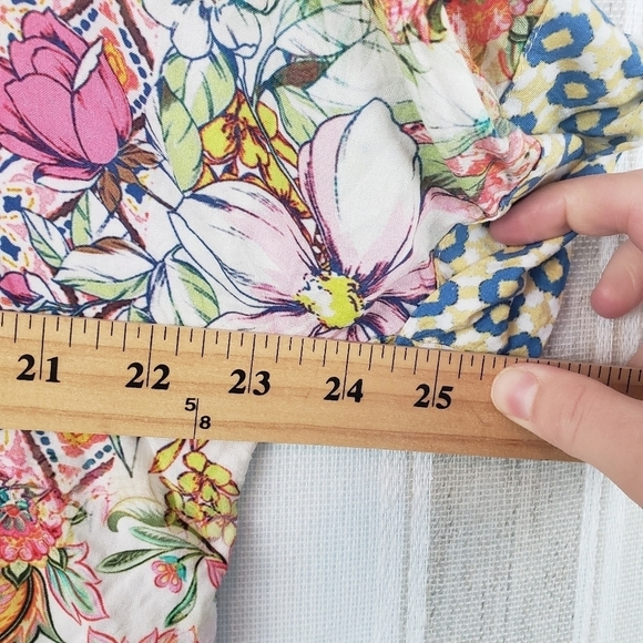 Vintage Tolani Collection Boxy Fit Boho Blouse‎ Size Large - Picture 8 of 11